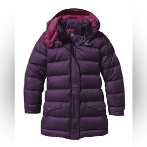 Patagonia Kids Purple Puffer Jacket